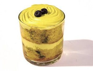 Lemon Blueberry Cake Jar - Office Tray